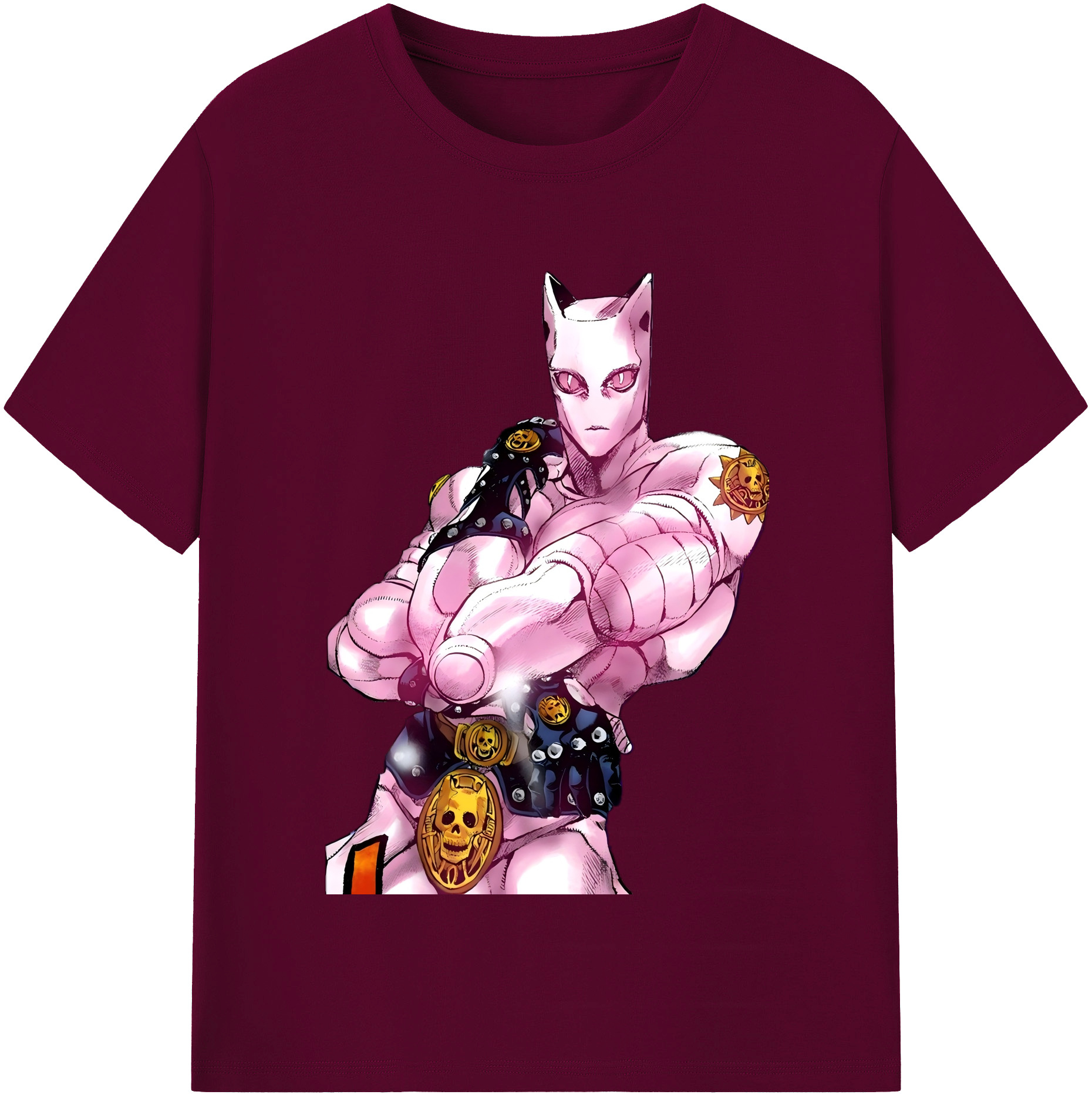 （画像用） ジョジョの奇妙な冒険 きら よしかげ JoJo's Bizarre Adventure Kira Yoshikage レディースカジュアルプリントTシャツ（綿100％）